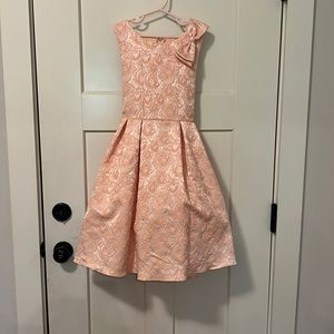 Sweet Kid’s pink brocade fancy girl’s dress
